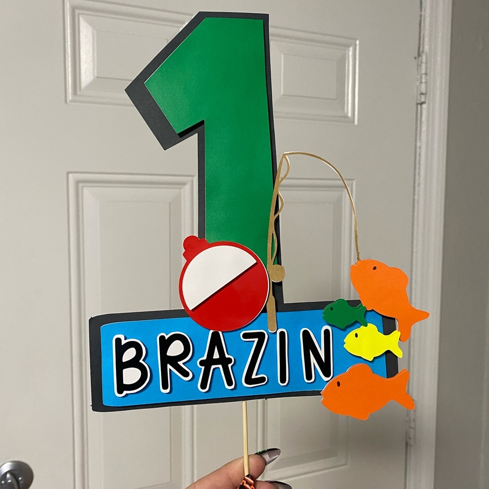 O-Fish-ally  1 Cake Topper